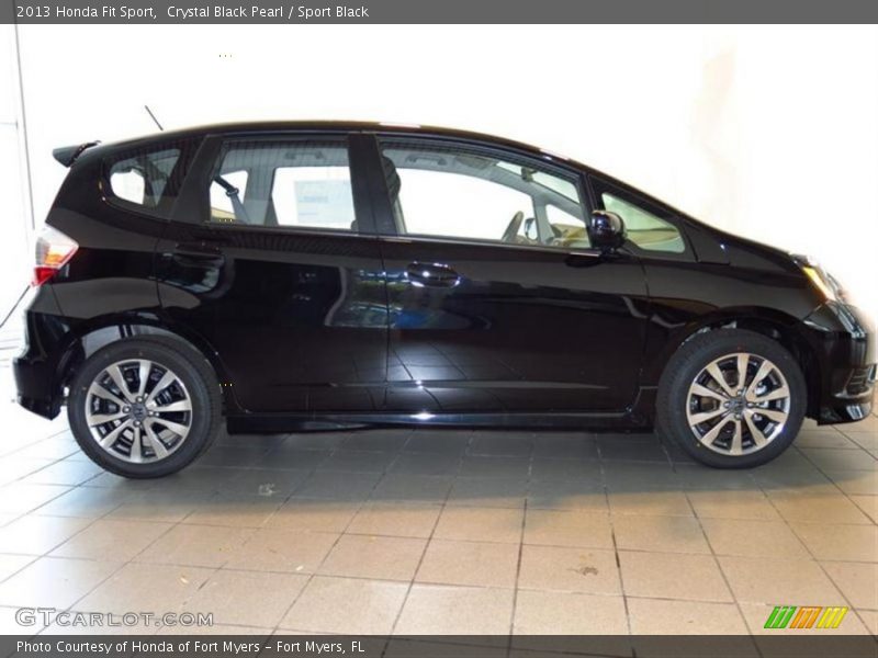 Crystal Black Pearl / Sport Black 2013 Honda Fit Sport