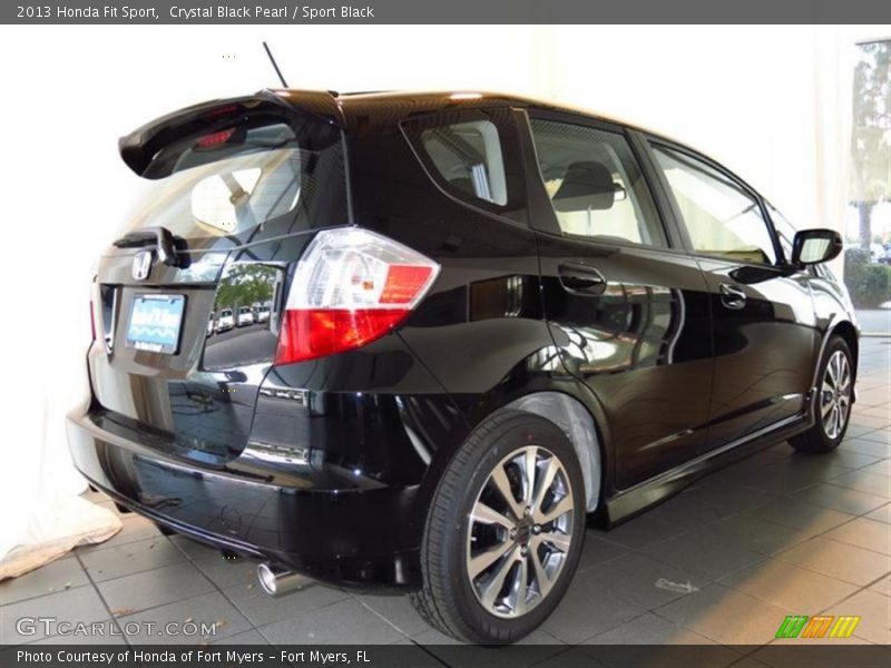 Crystal Black Pearl / Sport Black 2013 Honda Fit Sport