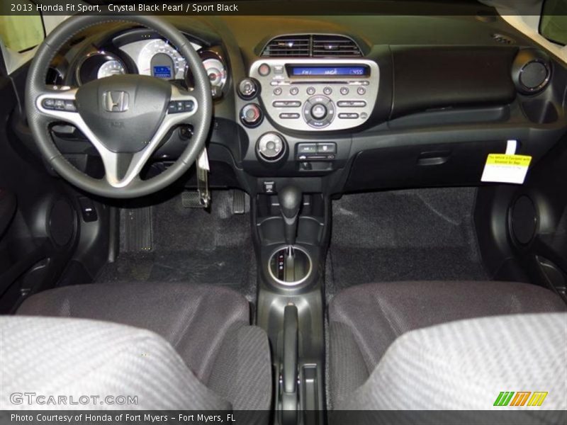 Crystal Black Pearl / Sport Black 2013 Honda Fit Sport