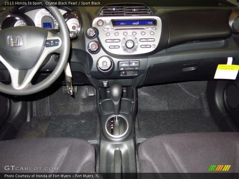 Crystal Black Pearl / Sport Black 2013 Honda Fit Sport