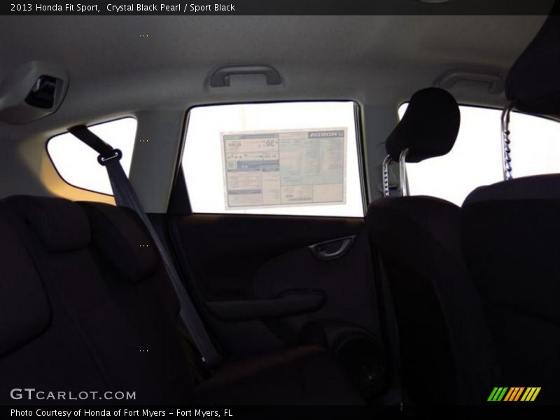 Crystal Black Pearl / Sport Black 2013 Honda Fit Sport