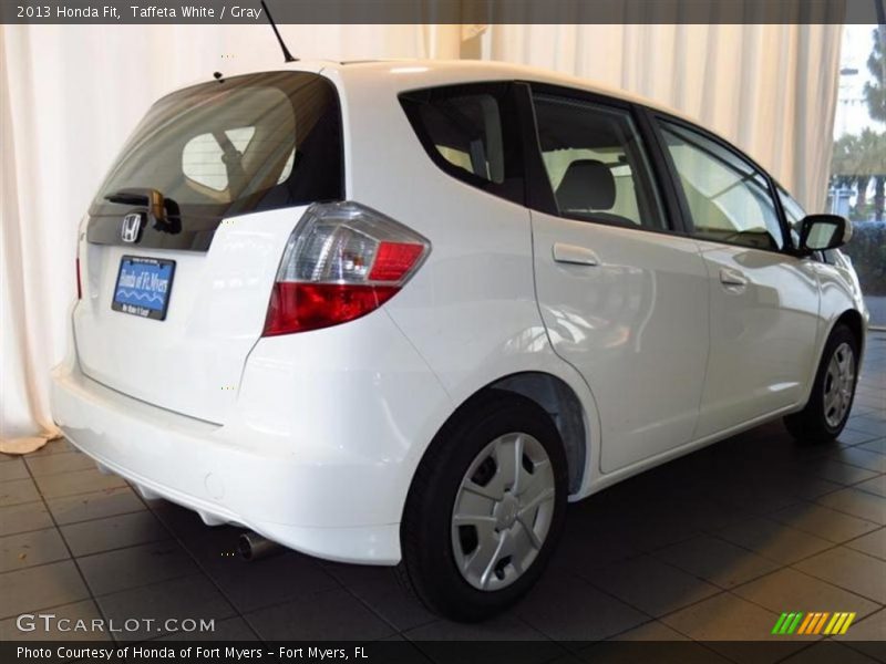 Taffeta White / Gray 2013 Honda Fit