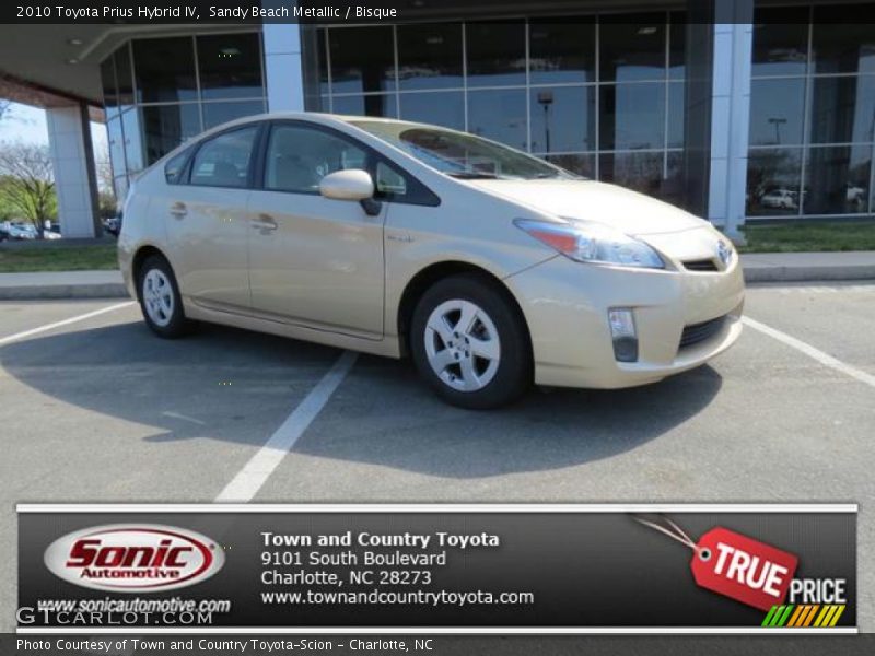 Sandy Beach Metallic / Bisque 2010 Toyota Prius Hybrid IV