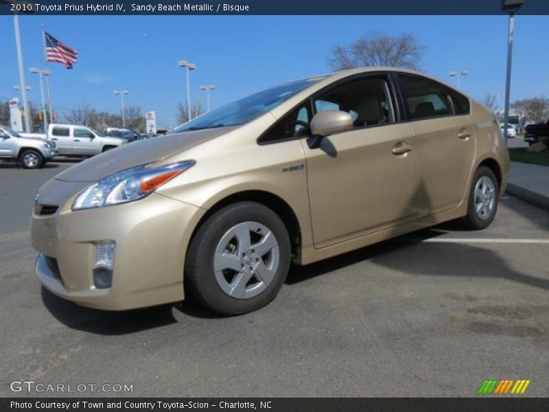 Sandy Beach Metallic / Bisque 2010 Toyota Prius Hybrid IV
