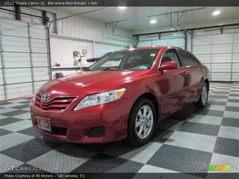 Barcelona Red Metallic / Ash 2011 Toyota Camry LE
