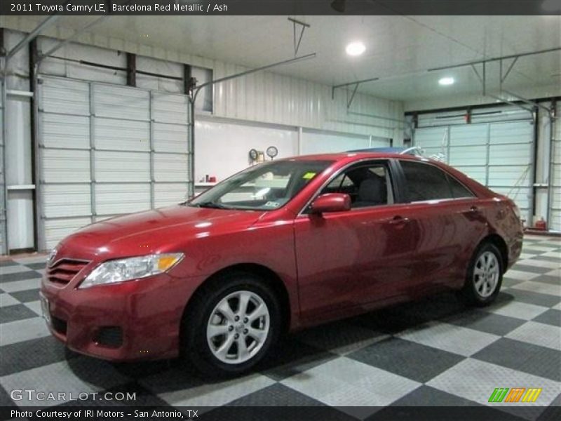 Barcelona Red Metallic / Ash 2011 Toyota Camry LE