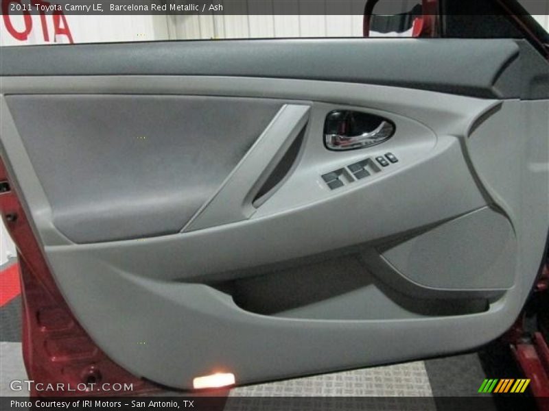 Barcelona Red Metallic / Ash 2011 Toyota Camry LE