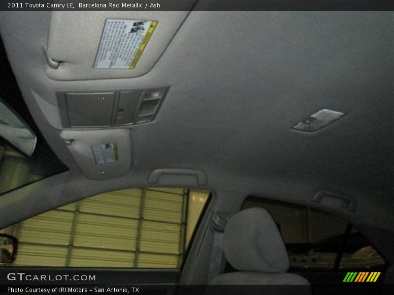Barcelona Red Metallic / Ash 2011 Toyota Camry LE