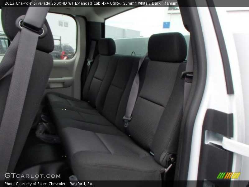 Summit White / Dark Titanium 2013 Chevrolet Silverado 3500HD WT Extended Cab 4x4 Utility