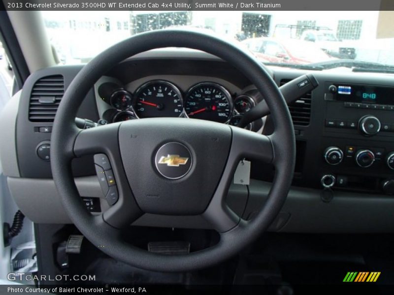  2013 Silverado 3500HD WT Extended Cab 4x4 Utility Steering Wheel