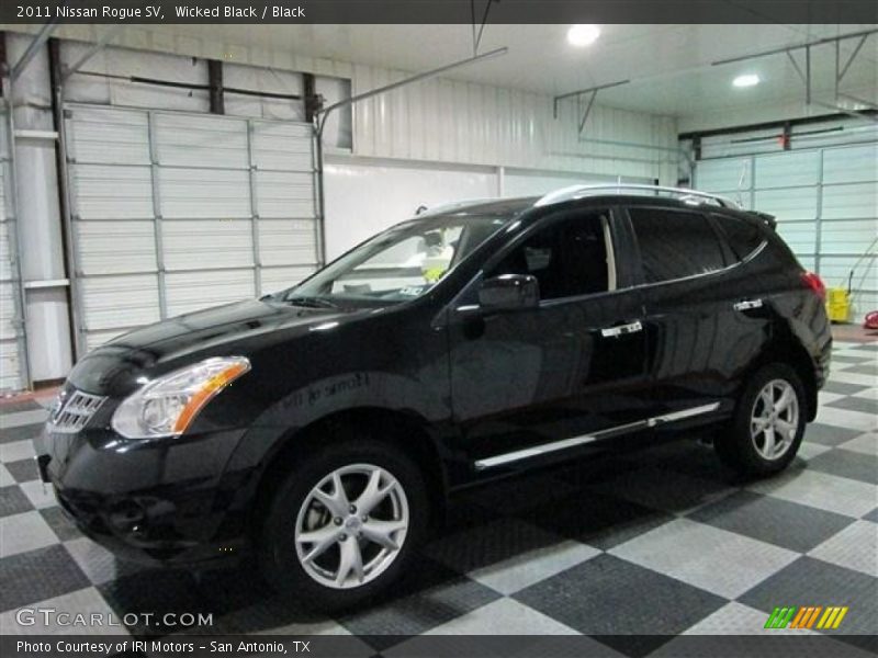 Wicked Black / Black 2011 Nissan Rogue SV