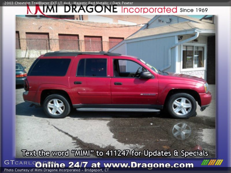 Majestic Red Metallic / Dark Pewter 2003 Chevrolet TrailBlazer EXT LT 4x4
