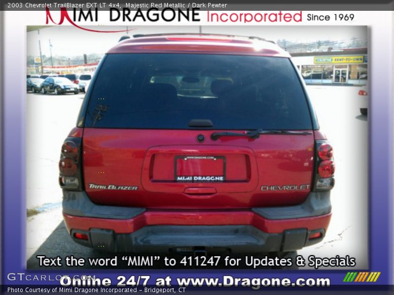 Majestic Red Metallic / Dark Pewter 2003 Chevrolet TrailBlazer EXT LT 4x4