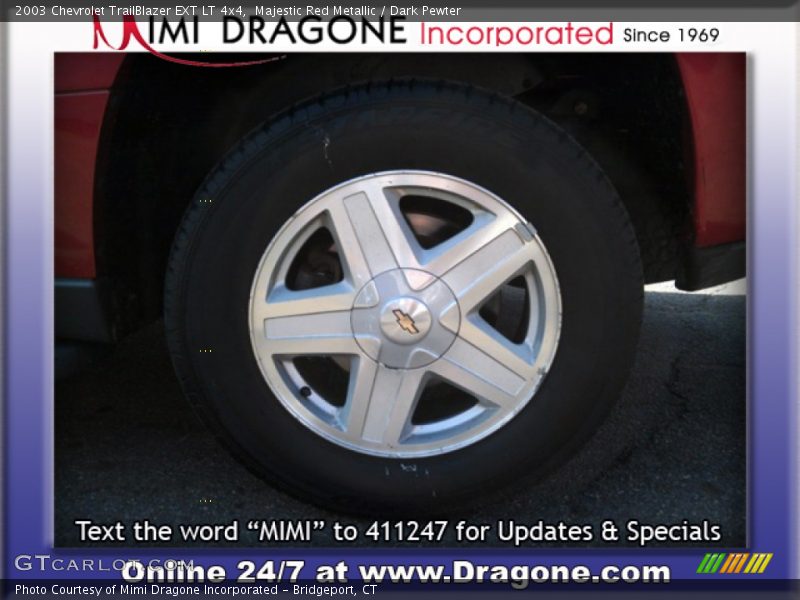 Majestic Red Metallic / Dark Pewter 2003 Chevrolet TrailBlazer EXT LT 4x4