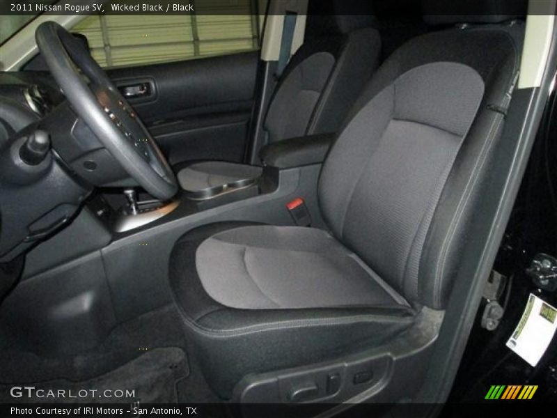 Wicked Black / Black 2011 Nissan Rogue SV