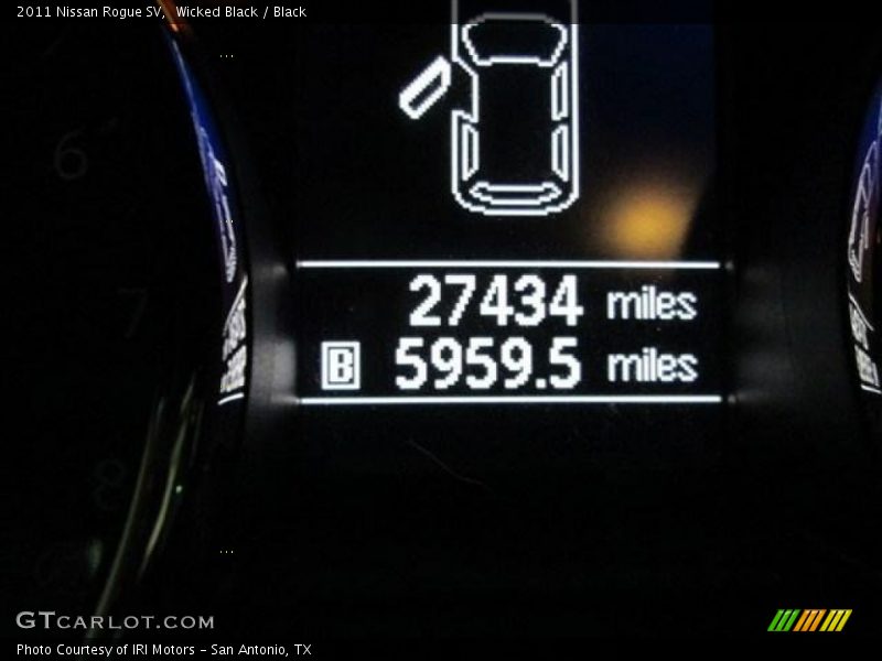 Wicked Black / Black 2011 Nissan Rogue SV