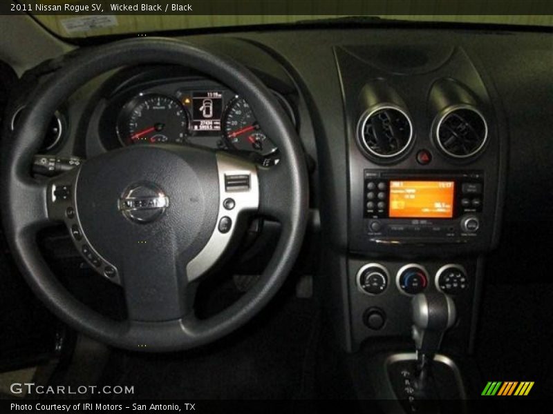 Wicked Black / Black 2011 Nissan Rogue SV