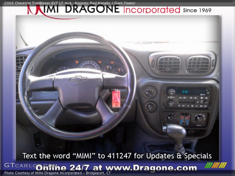 Majestic Red Metallic / Dark Pewter 2003 Chevrolet TrailBlazer EXT LT 4x4