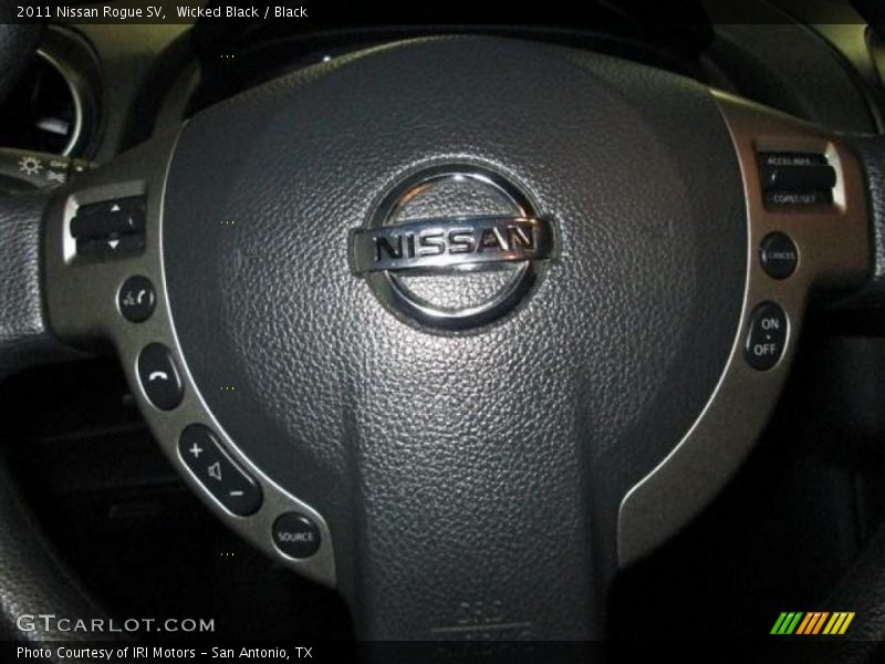 Wicked Black / Black 2011 Nissan Rogue SV