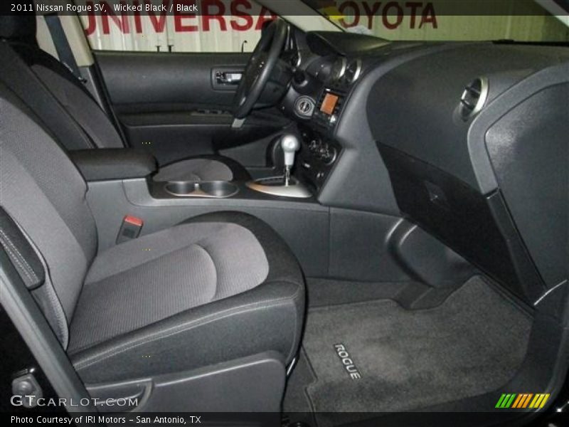 Wicked Black / Black 2011 Nissan Rogue SV