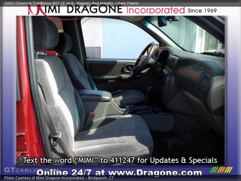 Majestic Red Metallic / Dark Pewter 2003 Chevrolet TrailBlazer EXT LT 4x4