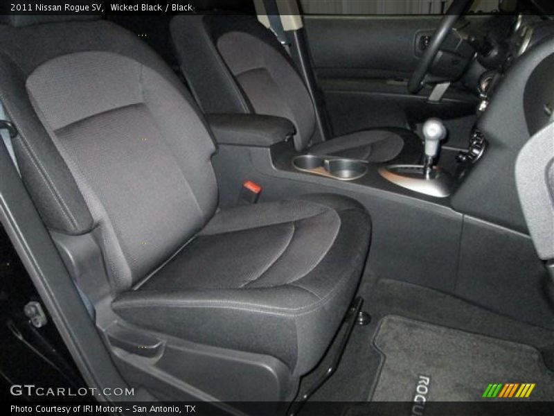 Wicked Black / Black 2011 Nissan Rogue SV