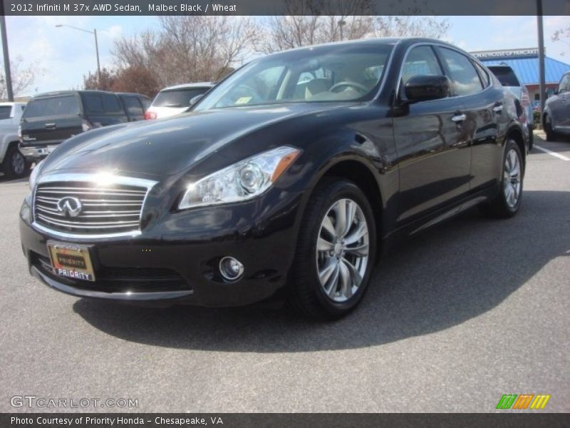 Malbec Black / Wheat 2012 Infiniti M 37x AWD Sedan
