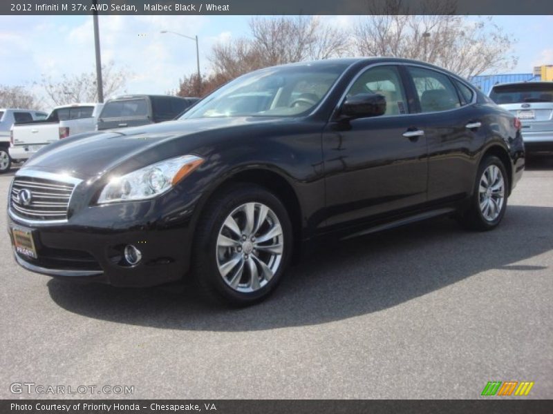 Malbec Black / Wheat 2012 Infiniti M 37x AWD Sedan