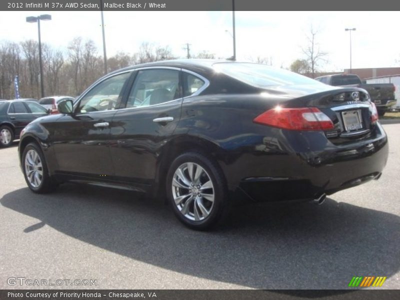 Malbec Black / Wheat 2012 Infiniti M 37x AWD Sedan