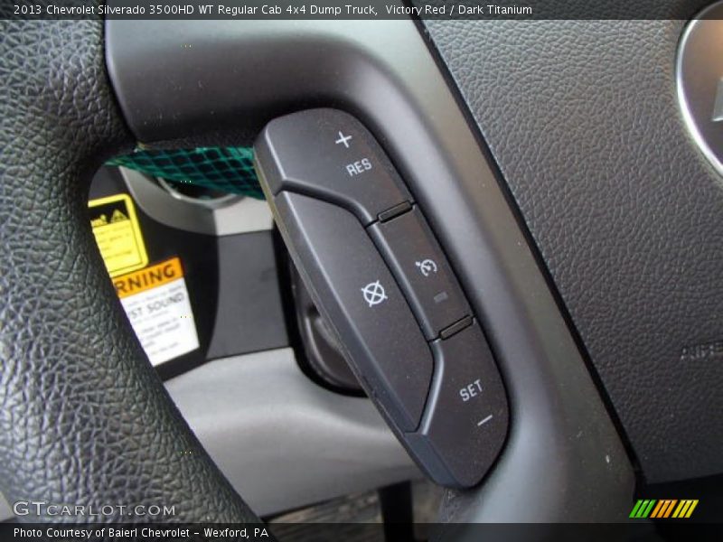 Victory Red / Dark Titanium 2013 Chevrolet Silverado 3500HD WT Regular Cab 4x4 Dump Truck