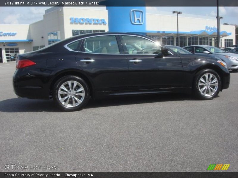 Malbec Black / Wheat 2012 Infiniti M 37x AWD Sedan