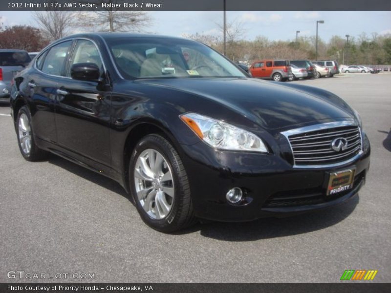 Malbec Black / Wheat 2012 Infiniti M 37x AWD Sedan