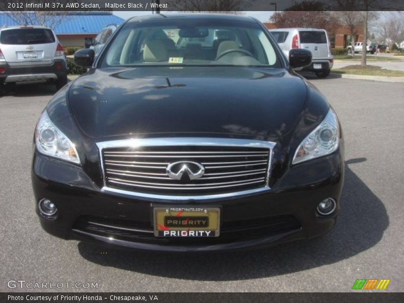 Malbec Black / Wheat 2012 Infiniti M 37x AWD Sedan