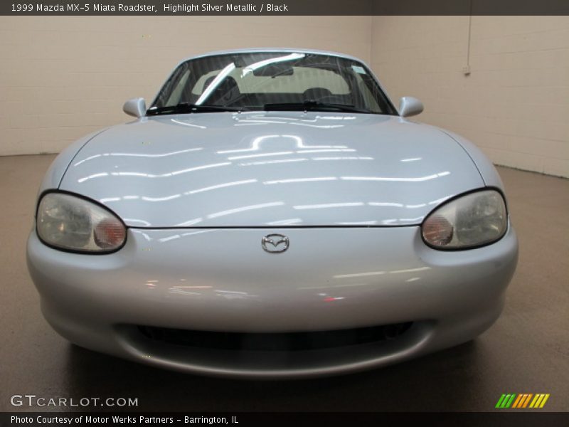 Highlight Silver Metallic / Black 1999 Mazda MX-5 Miata Roadster
