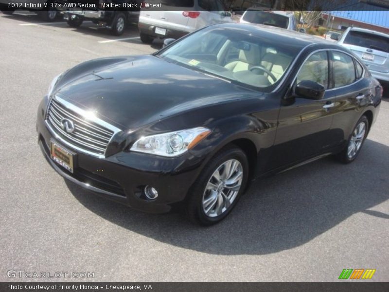 Malbec Black / Wheat 2012 Infiniti M 37x AWD Sedan