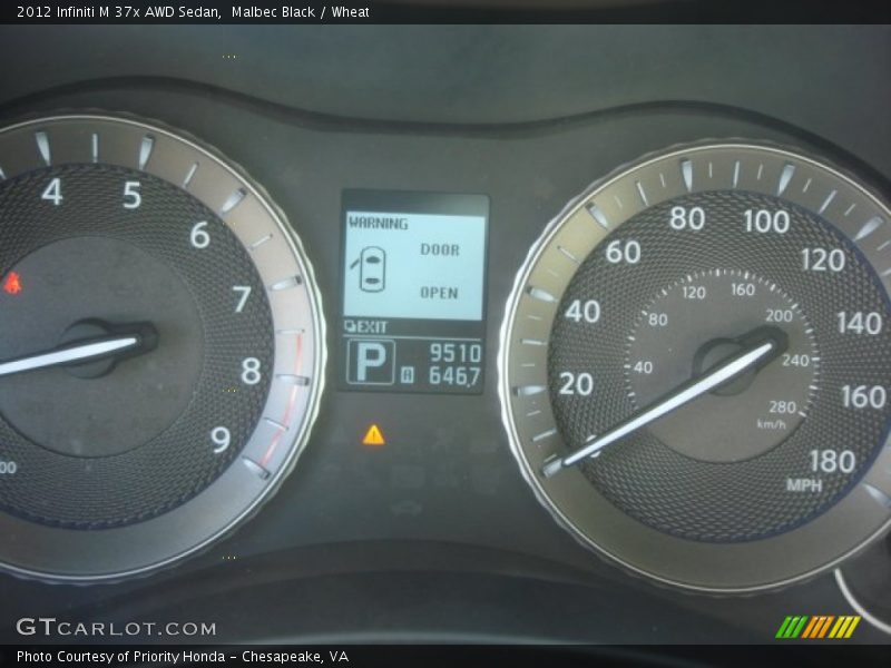Malbec Black / Wheat 2012 Infiniti M 37x AWD Sedan