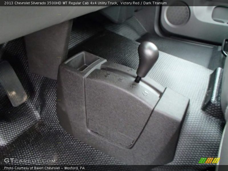 Victory Red / Dark Titanium 2013 Chevrolet Silverado 3500HD WT Regular Cab 4x4 Utility Truck