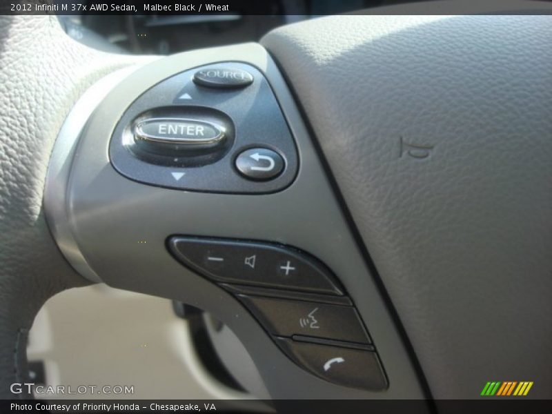Malbec Black / Wheat 2012 Infiniti M 37x AWD Sedan