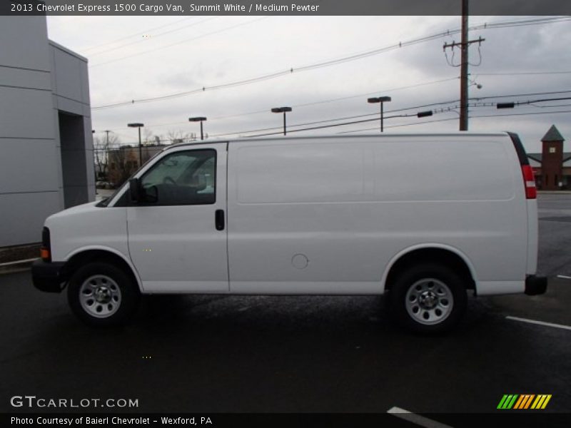 Summit White / Medium Pewter 2013 Chevrolet Express 1500 Cargo Van