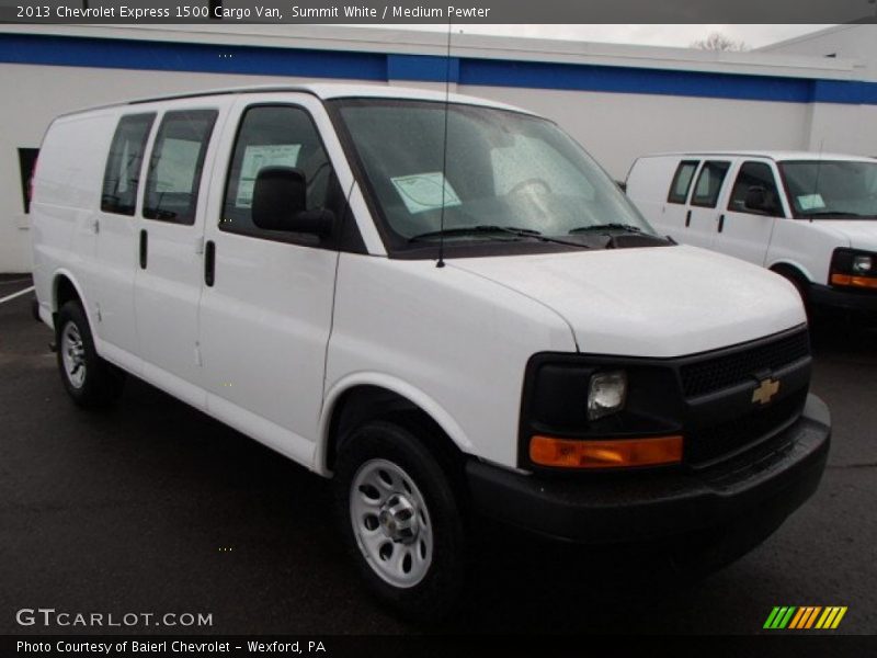 Summit White / Medium Pewter 2013 Chevrolet Express 1500 Cargo Van