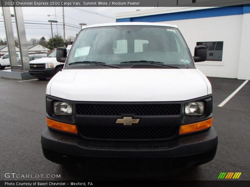 Summit White / Medium Pewter 2013 Chevrolet Express 1500 Cargo Van