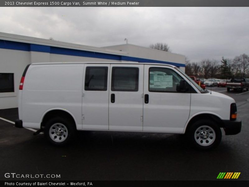 Summit White / Medium Pewter 2013 Chevrolet Express 1500 Cargo Van