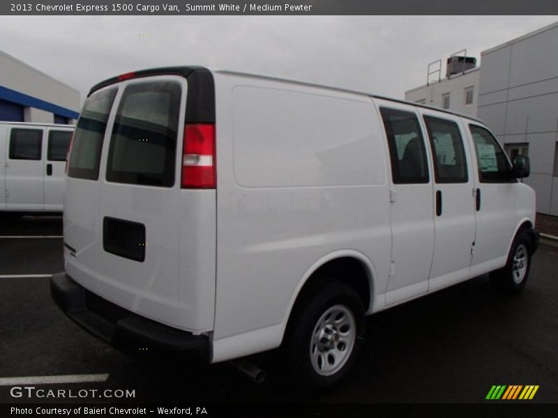 Summit White / Medium Pewter 2013 Chevrolet Express 1500 Cargo Van