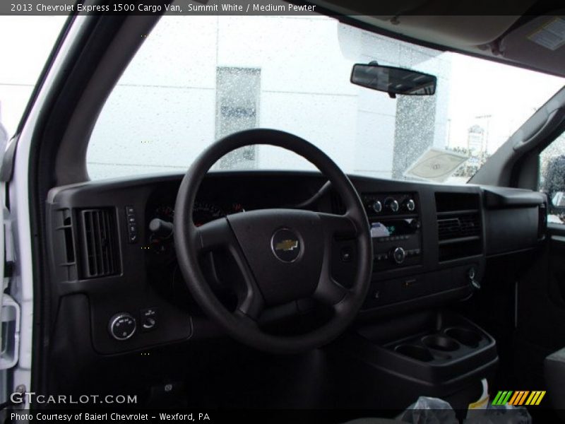 Summit White / Medium Pewter 2013 Chevrolet Express 1500 Cargo Van