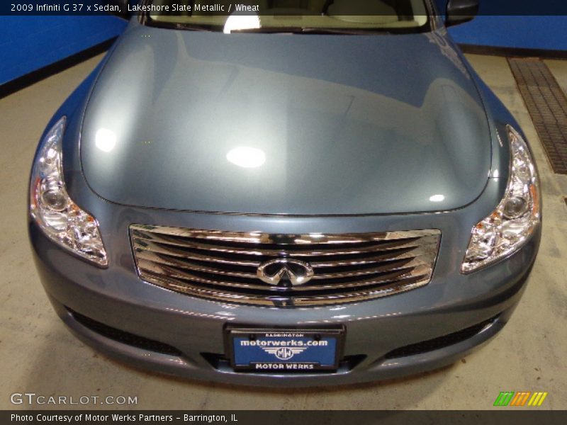Lakeshore Slate Metallic / Wheat 2009 Infiniti G 37 x Sedan