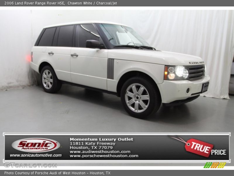 Chawton White / Charcoal/Jet 2006 Land Rover Range Rover HSE