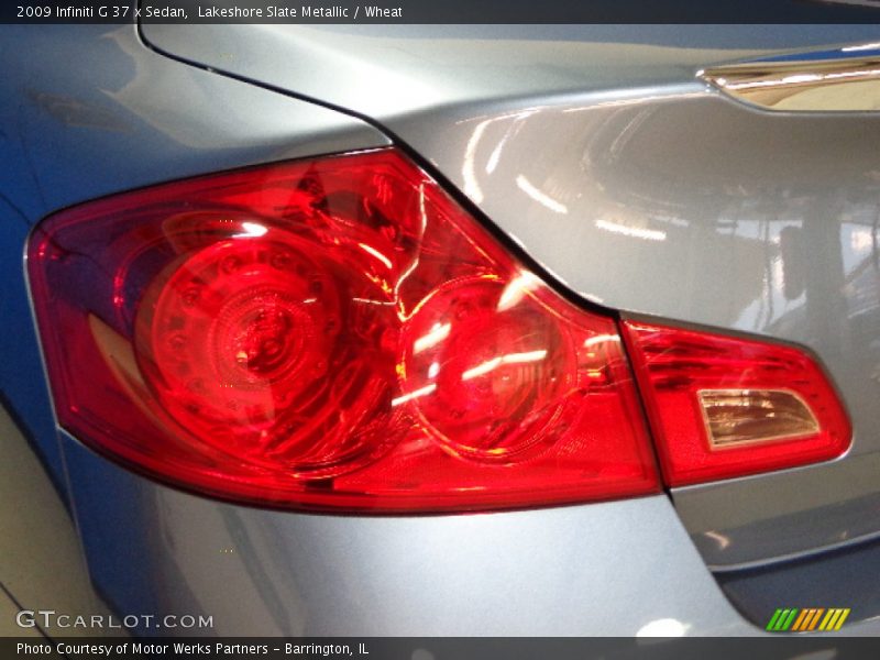 Lakeshore Slate Metallic / Wheat 2009 Infiniti G 37 x Sedan