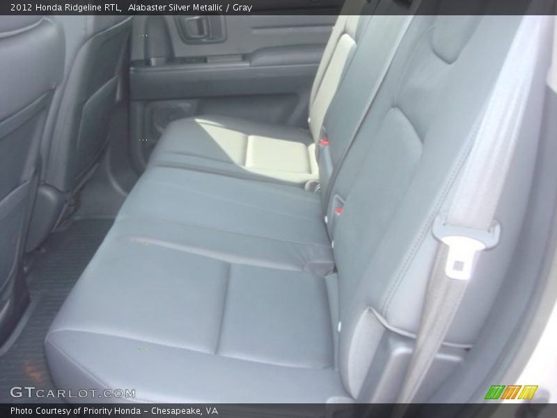 Alabaster Silver Metallic / Gray 2012 Honda Ridgeline RTL