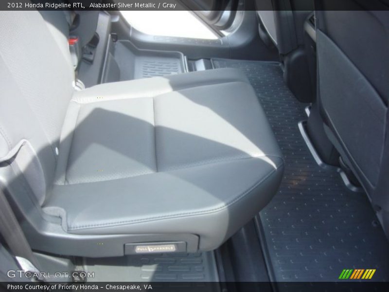 Alabaster Silver Metallic / Gray 2012 Honda Ridgeline RTL