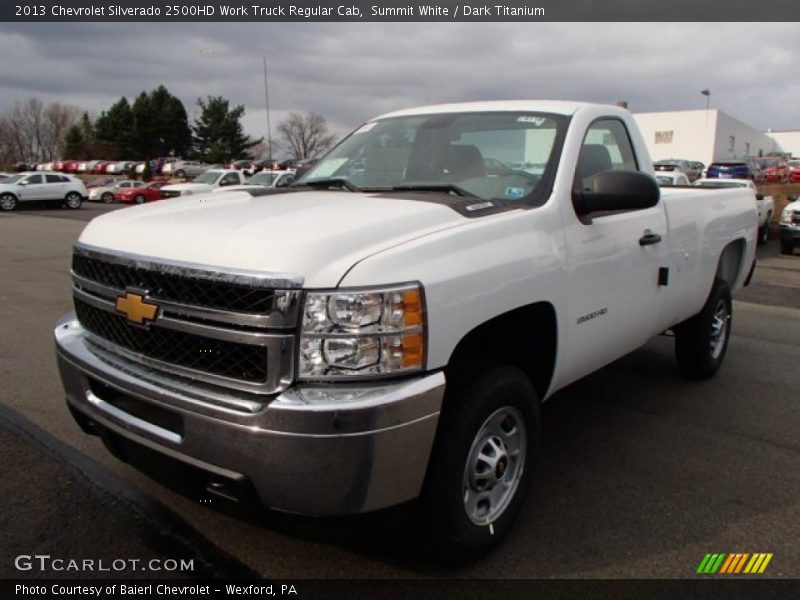 Front 3/4 View of 2013 Silverado 2500HD Work Truck Regular Cab